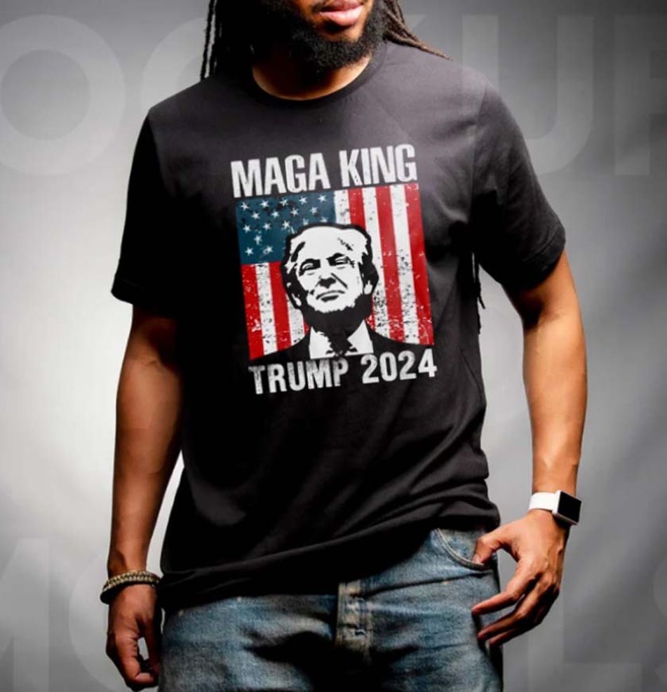 Flag America Maga King Trump 2024 T Shirt
