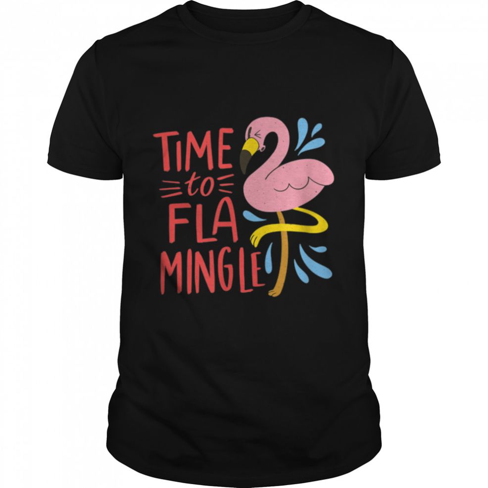 Flamingle Funny Flamingo Tropical Animal T Shirt B09W8XKPZ7