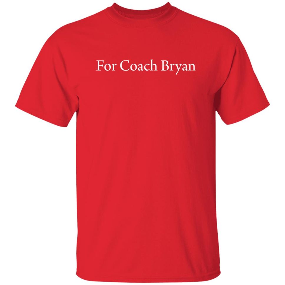 For Coach Bryan Shirt Bryan Bradley Montgomery High