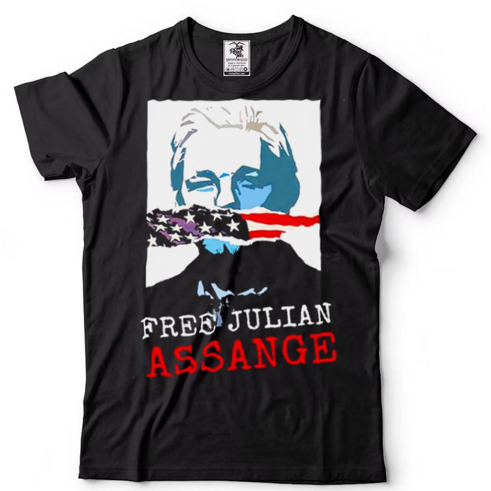 Free Julian Assange Draw Shirt