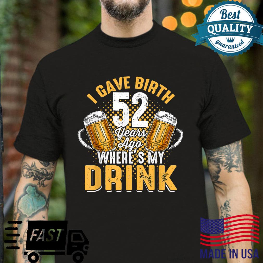 Funny Beers 1970 52 years old 52nd Birthday Shirt