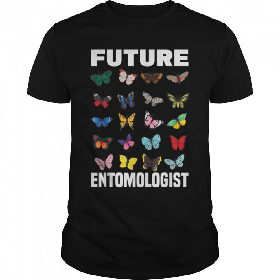 Future Entomologist Costume Butterfly Net Hunter Zoologist T Shirt B09W5JYH5Z