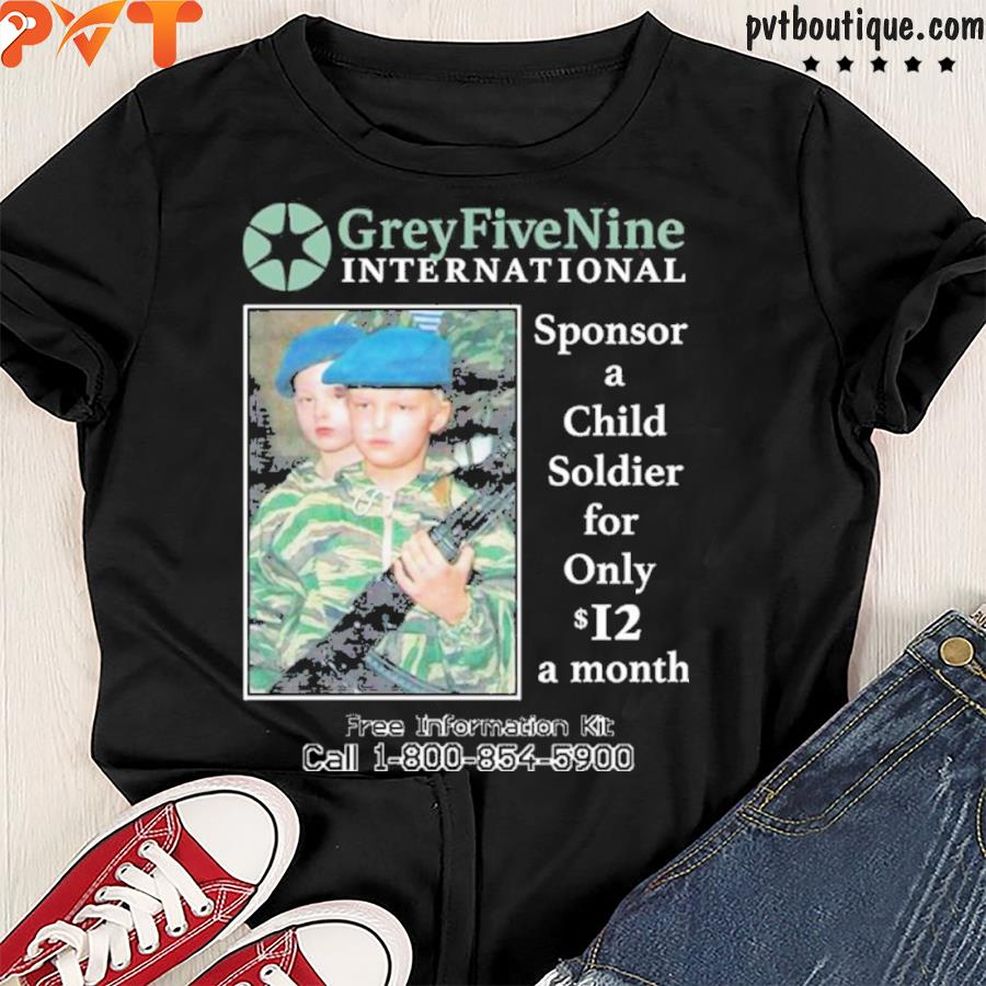 G59recordsmerchandise G59 Sponsor A Child Soldier Shirt