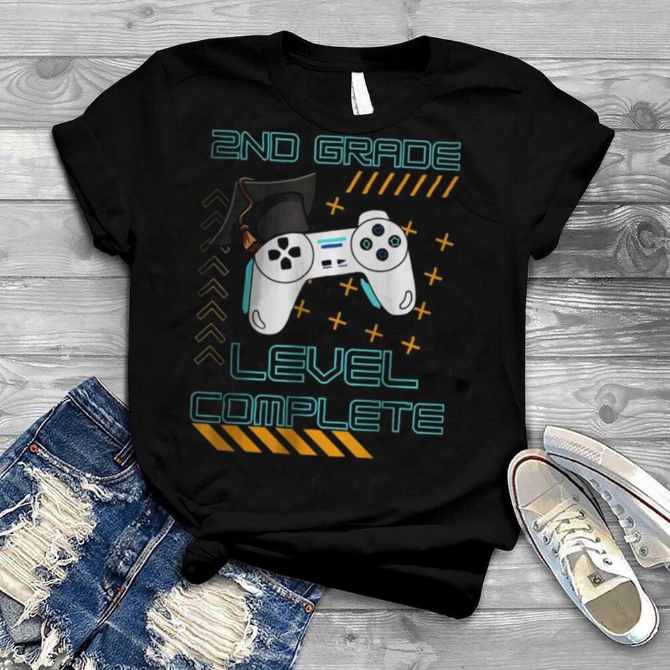 Gaming Level Completed 2nd Grade Graduate Student T Shirt