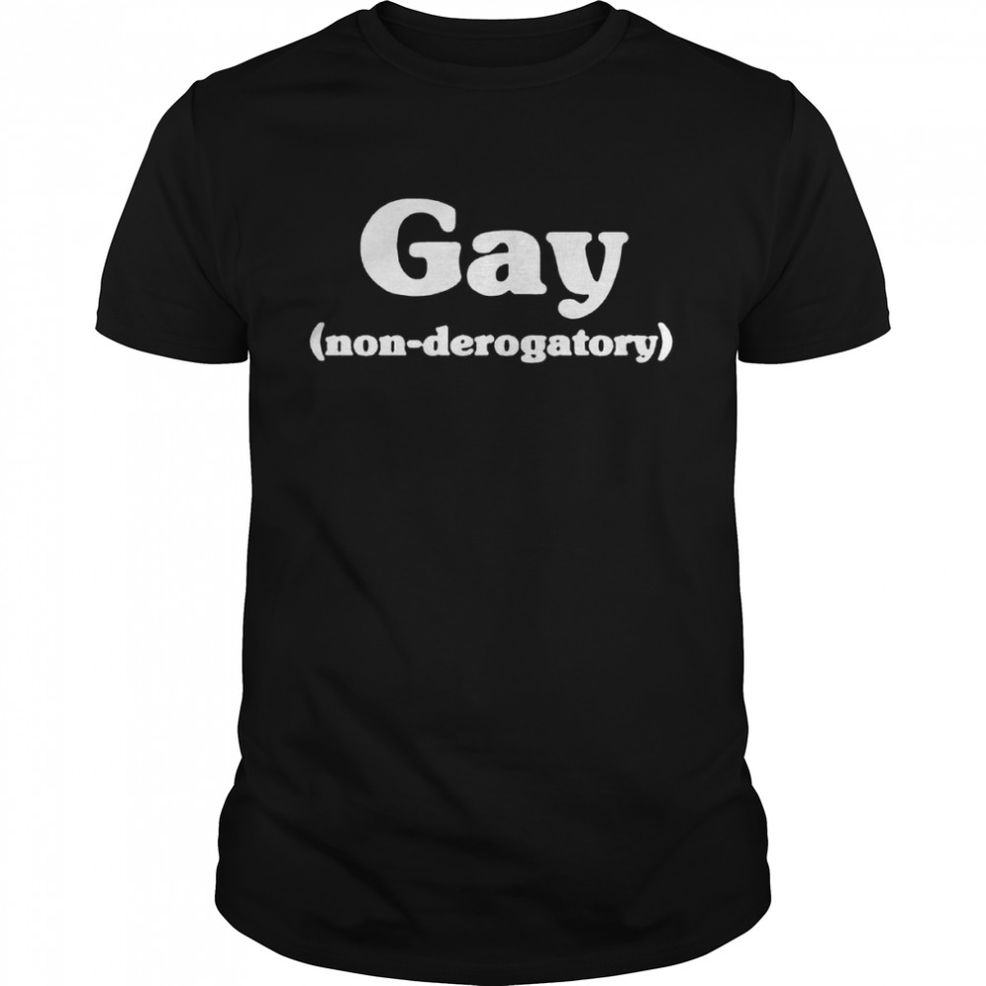 Gay Nonderogatory Shirt
