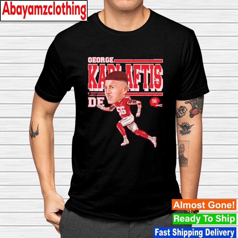 George Karlaftis Kansas City Chiefs Cartoon Shirt