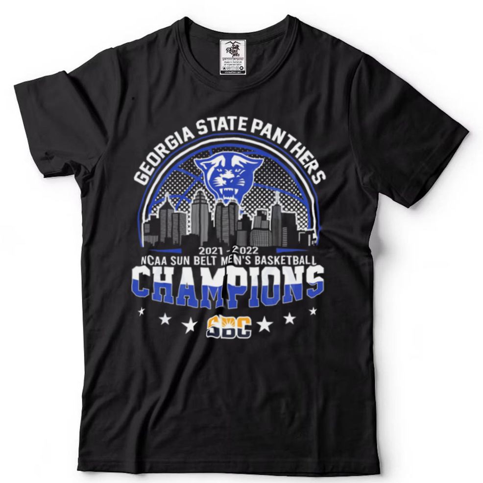 Georgia State 2021 2022 NCAA Sun Belt Men's Basketball Champions Graphic Unisex T Shirt, Sweatshirt