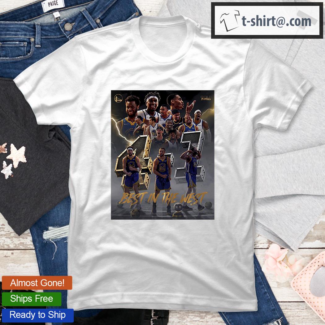 Golden State Warriors Best In The West 4-1 Classic T-Shirt