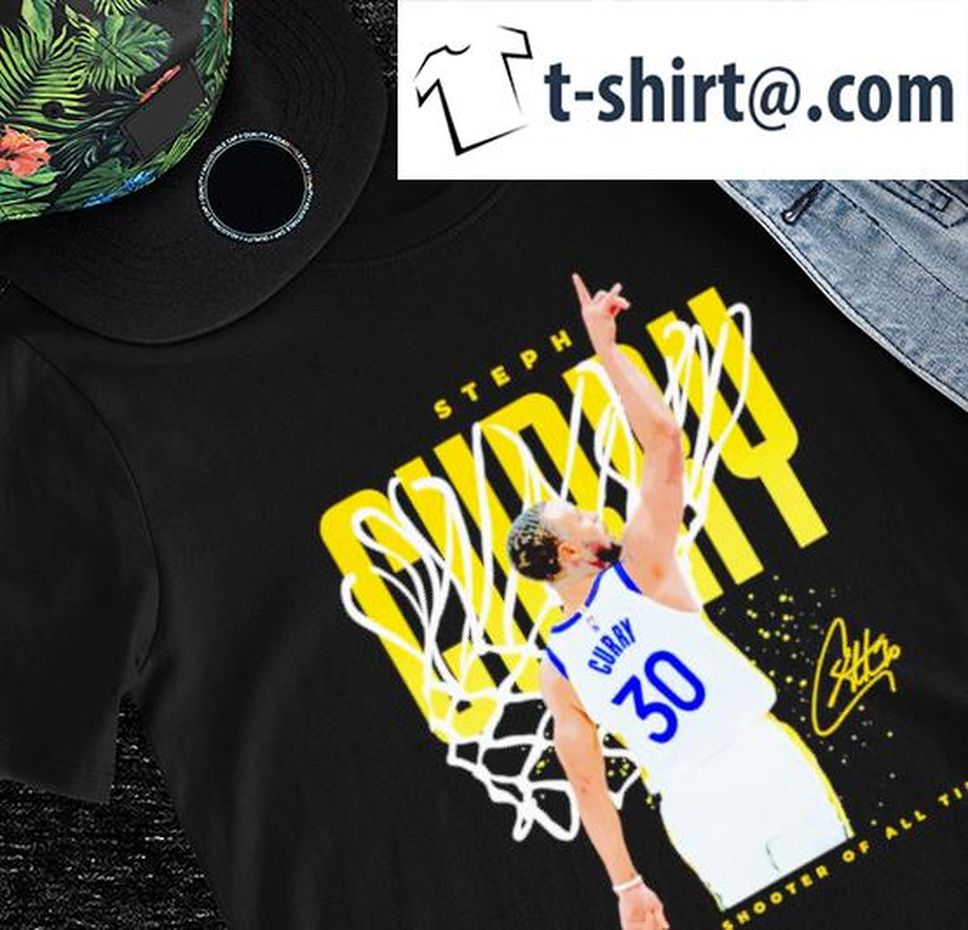 Golden State Warriors Stephen Curry Greatest Shooter Of All Time Signature Shirt