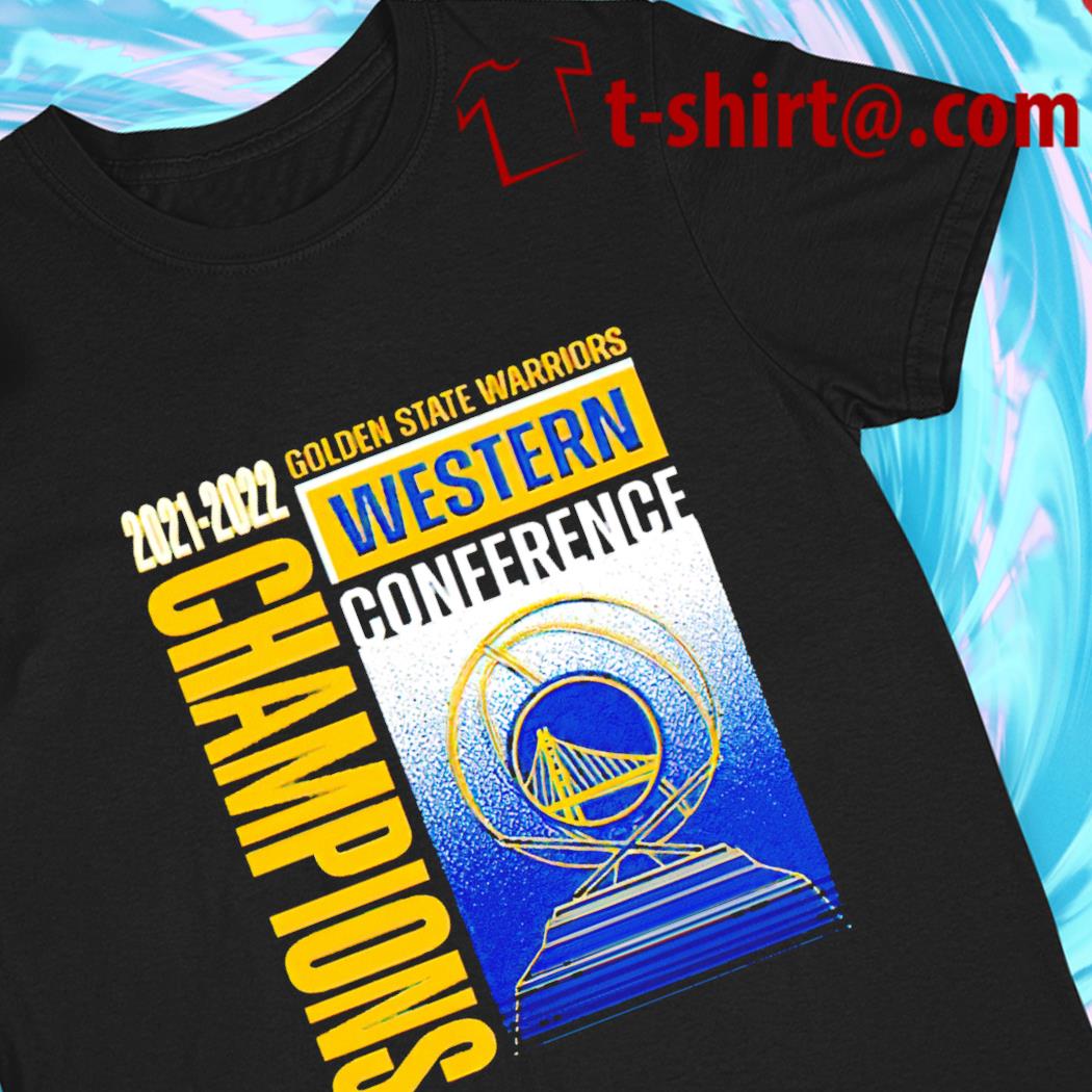 Golden State Warriors Western Conference 2021-2022 Champions logo T-shirt