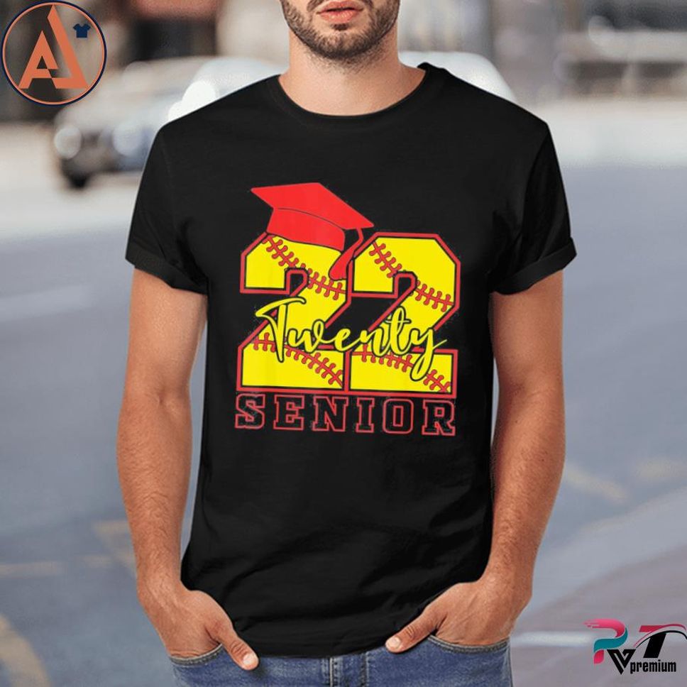 Graduation Senior Class 2022 Graduate Softball Player Shirt