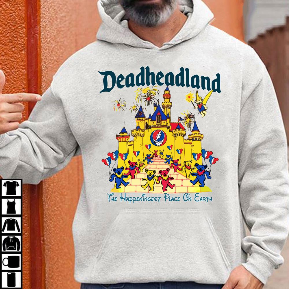 Grateful Dead Deadheadland The Happeningest Place On Earth Shirt D98 Hoodie