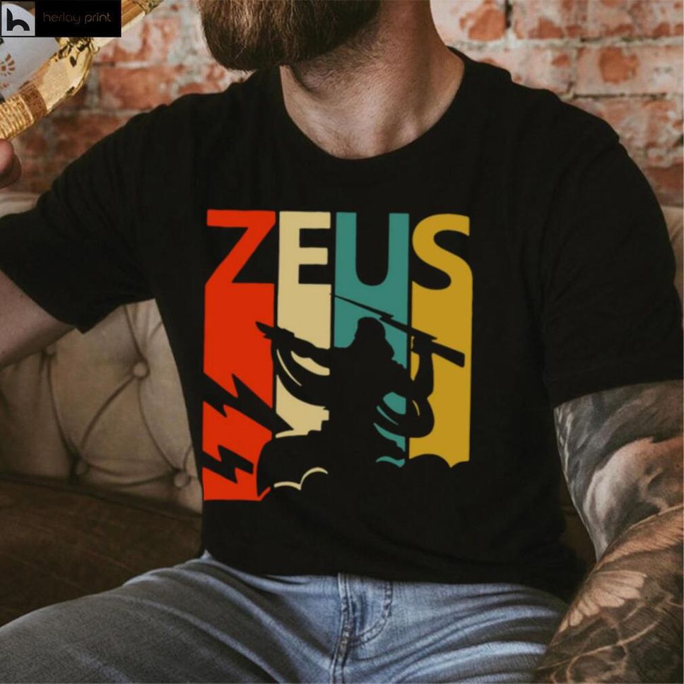 Greek Mythology God Zeus Vintage Shirt