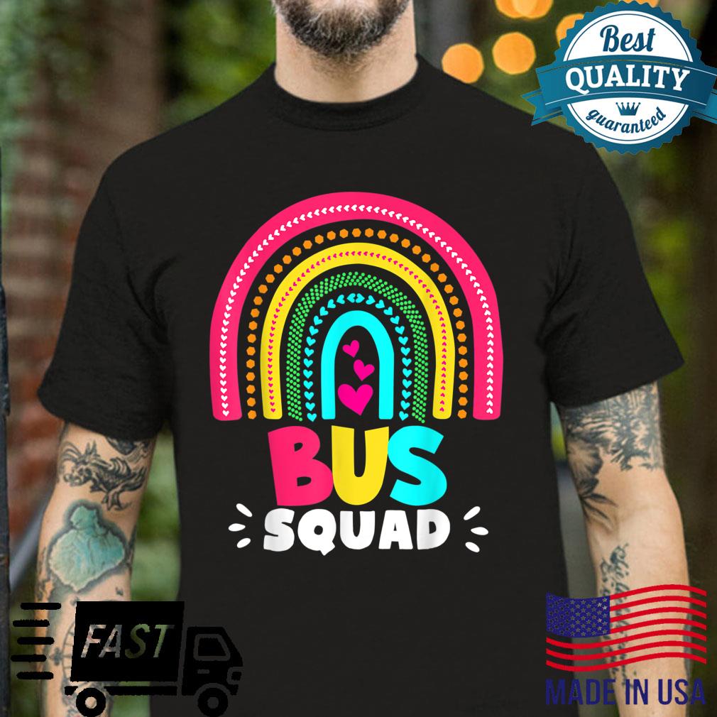 Group Matching Bus Squad Back To School For Driver Aide Team Shirt