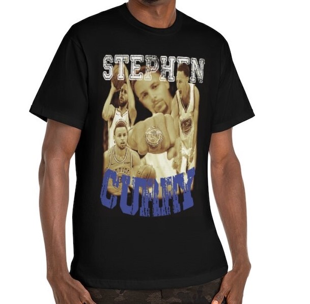Grunge Vintage Design Stephan Curry Basketball Player Unisex T-Shirt