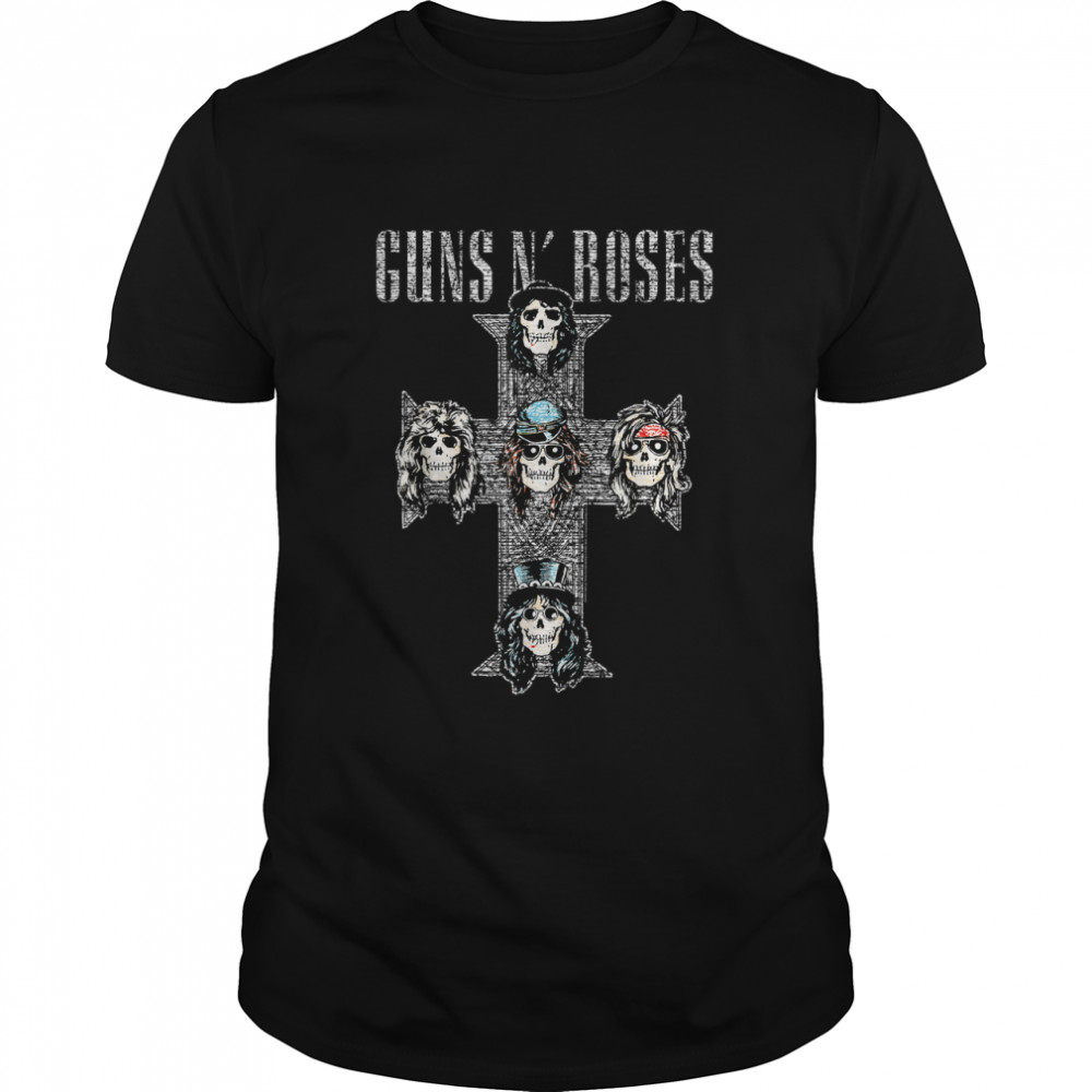 Guns N’ Roses Official Vintage Cross T-Shirt