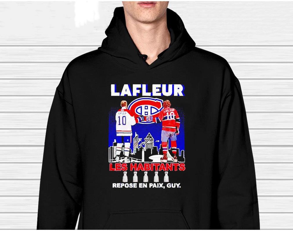 Guy Lafleur Montreal Canadiens Les Habitants Signature Shirt