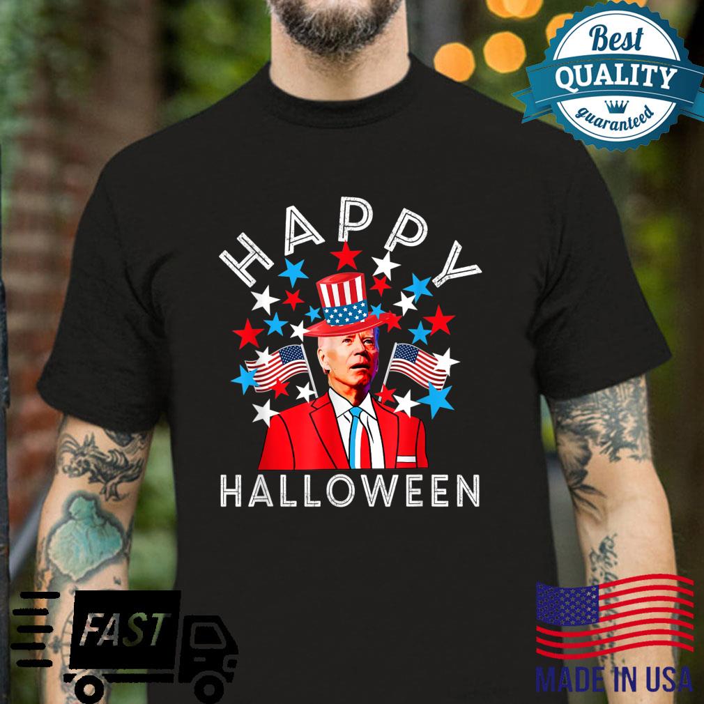 Happy Halloween Joe Biden 4th of July Memorial Independence Shirt