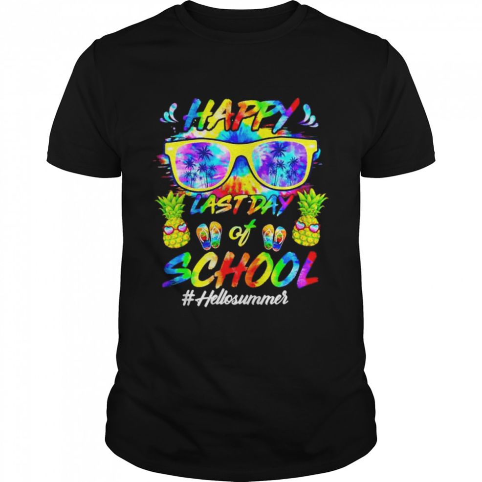 Happy Last Day Of School Hello Summer Students And Teachers Shirt