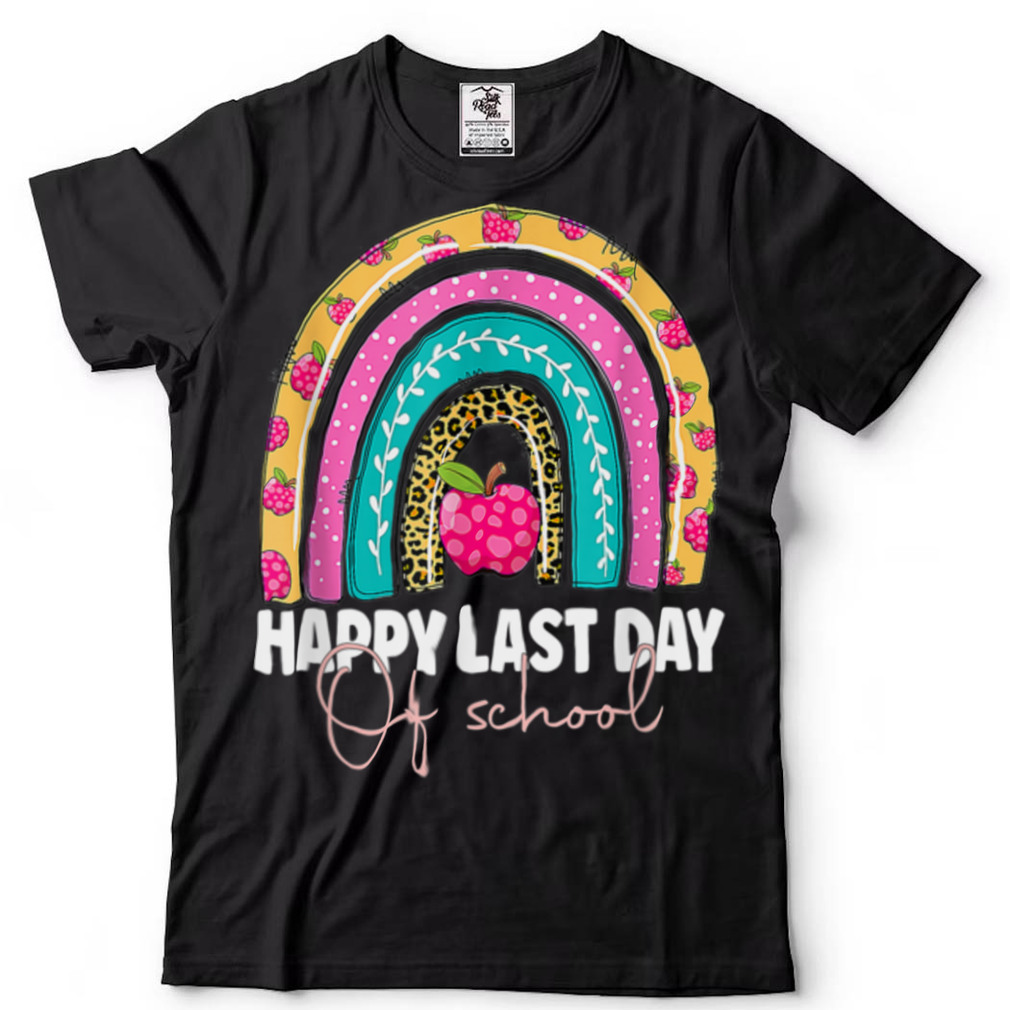 Happy Last Day Of School Teacher Student Graduation Rainbow T Shirt (3)
