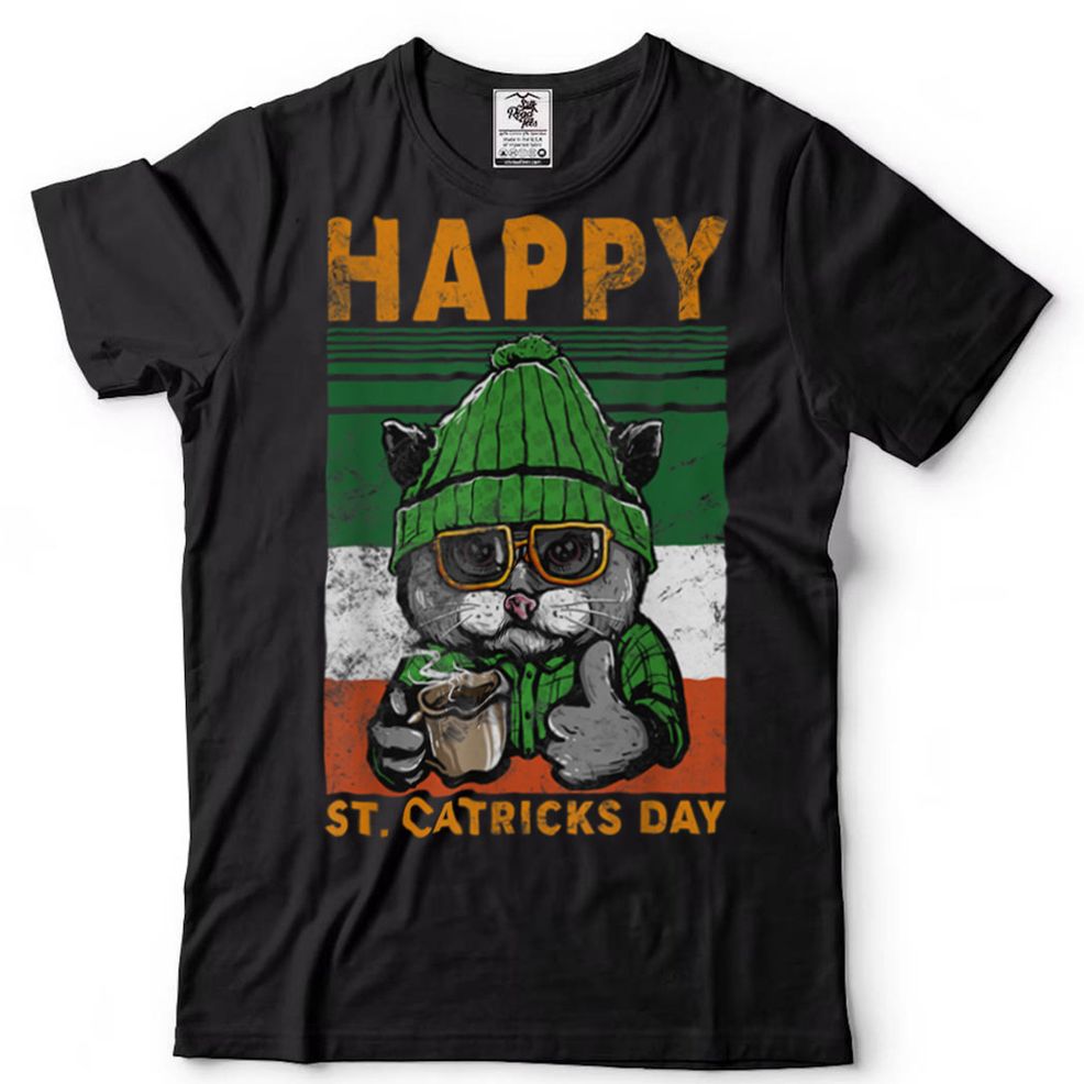 Happy St Catricks Day Cat Humor St. Patrick’s Day Kitten T Shirt