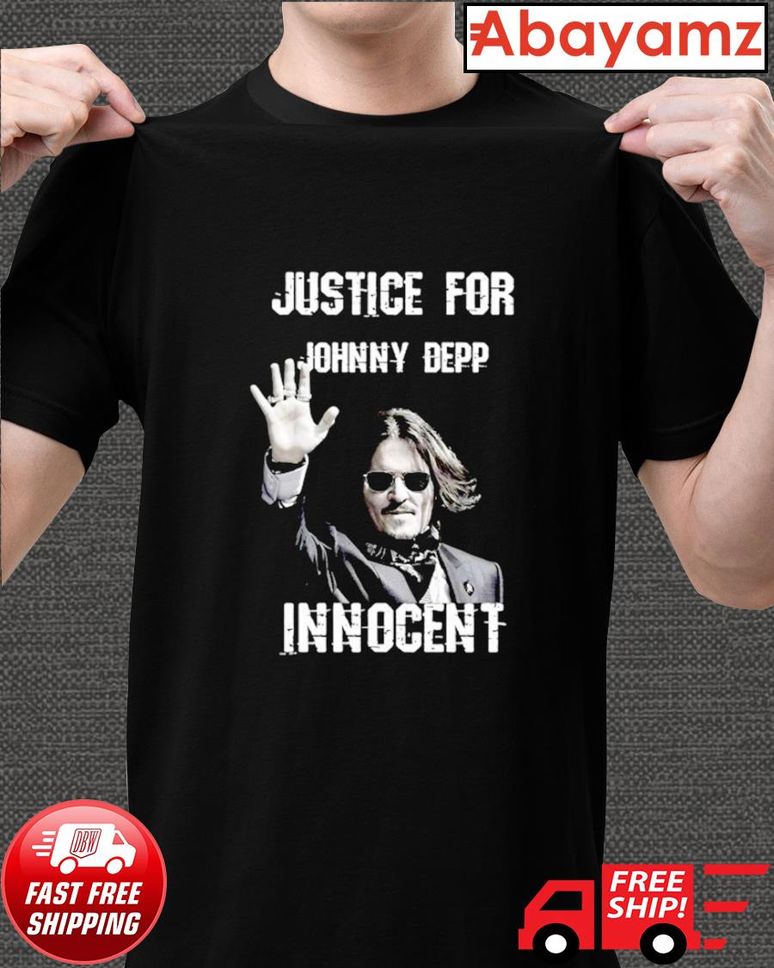 HOT Justice For Johnny Depp Innocent Shirt