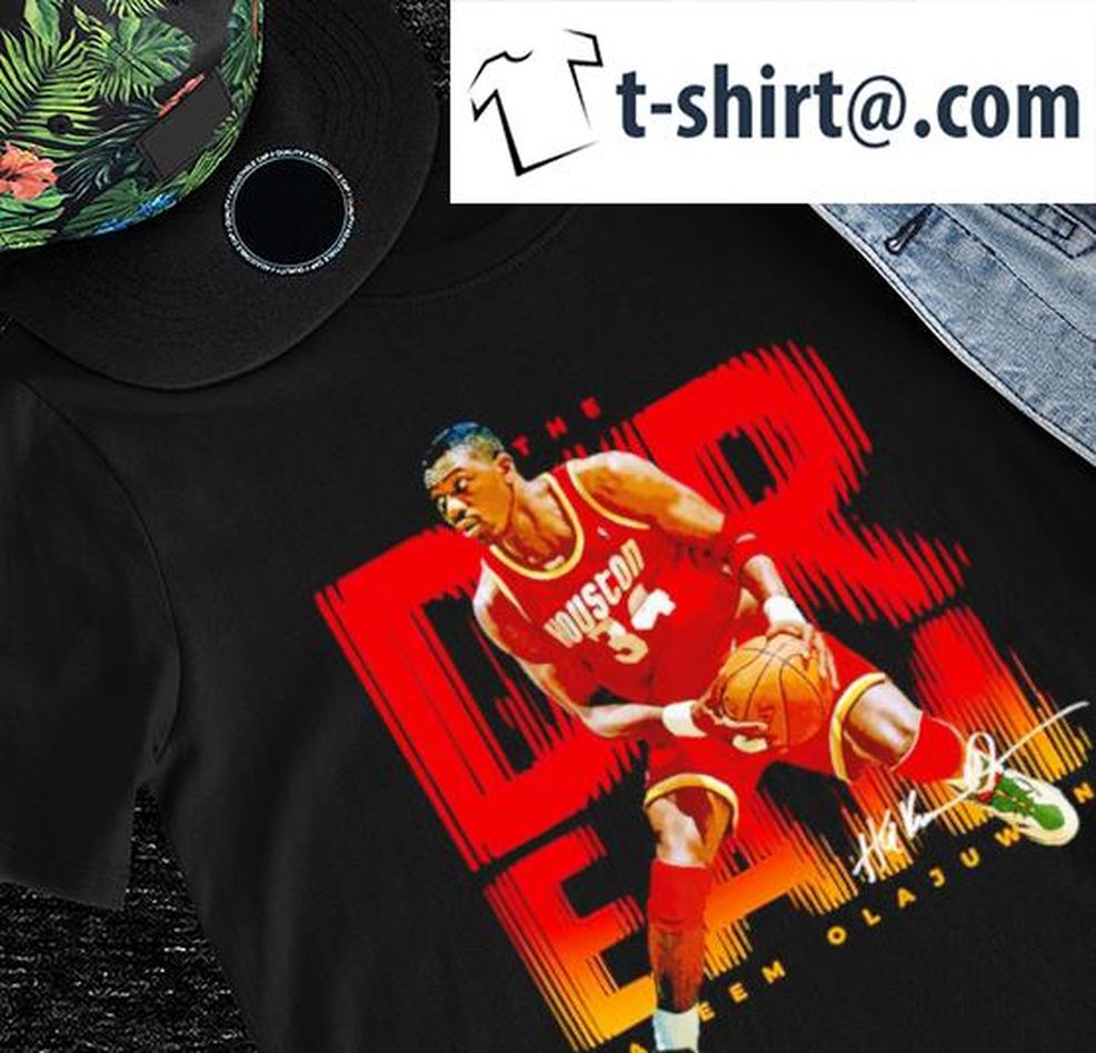 Houston Rockets Hakeem Olajuwon The Dream Signature Shirt