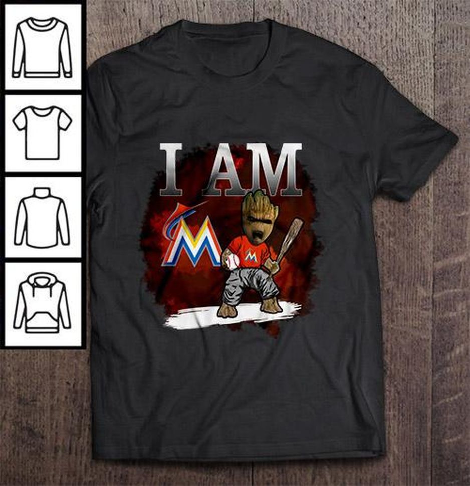 I Am Miami Marlins Groot Shirt