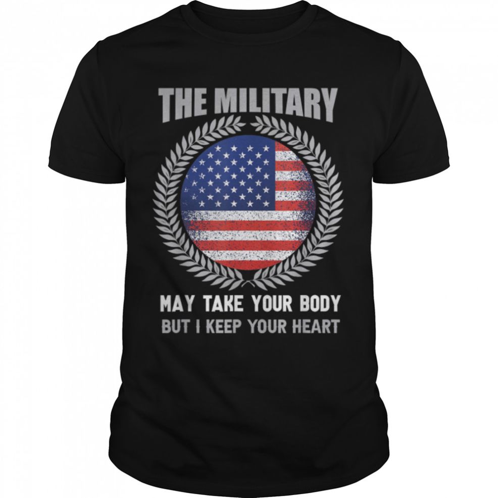 I Keep Your Heart Combat U.S Flag Veteran T Shirt B09ZNHW12Z
