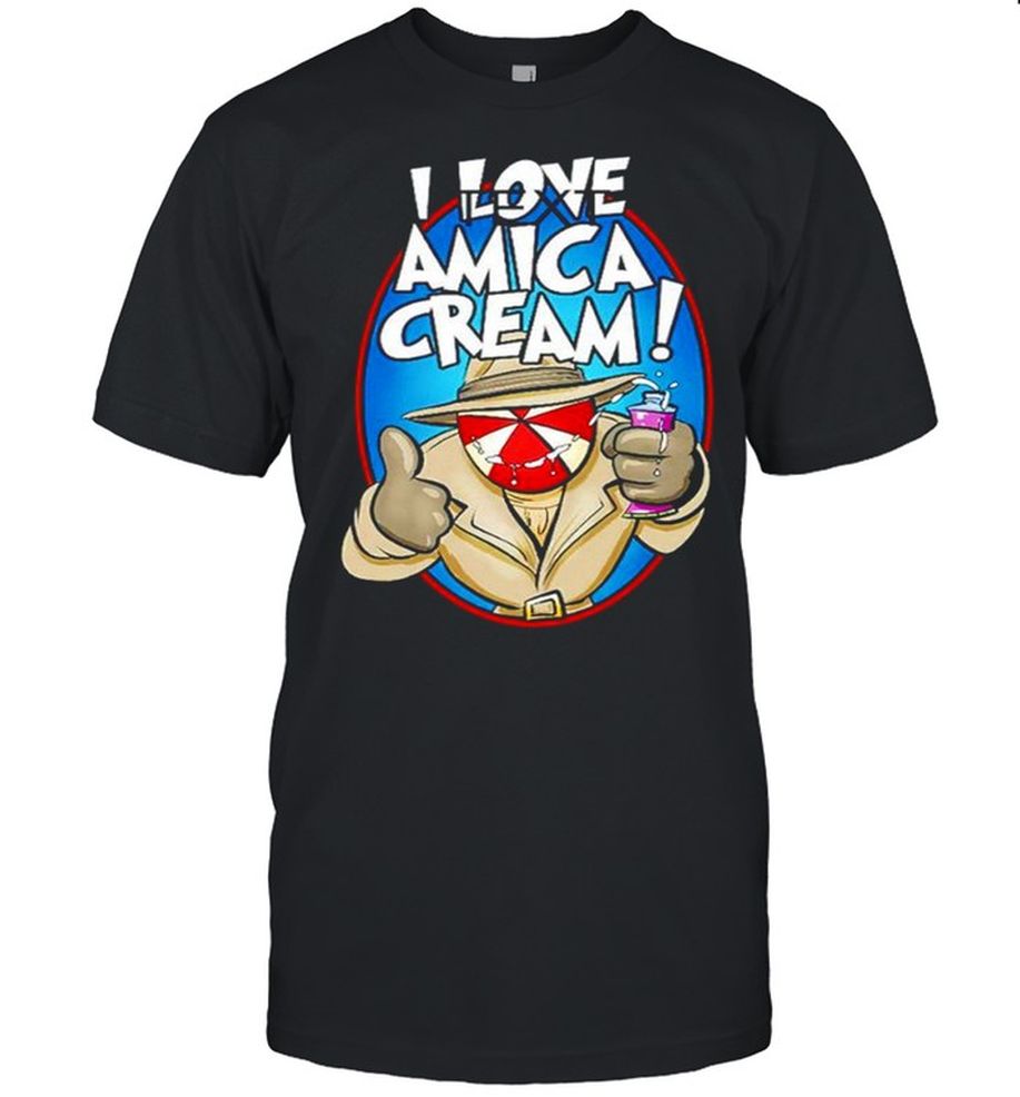 I Love Amica Cream Shirt