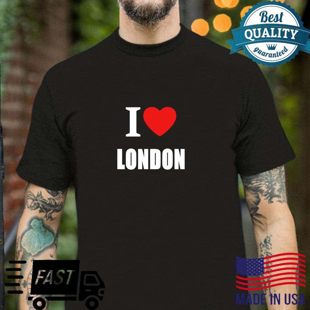 I Love London Souvenir Memory Shirt