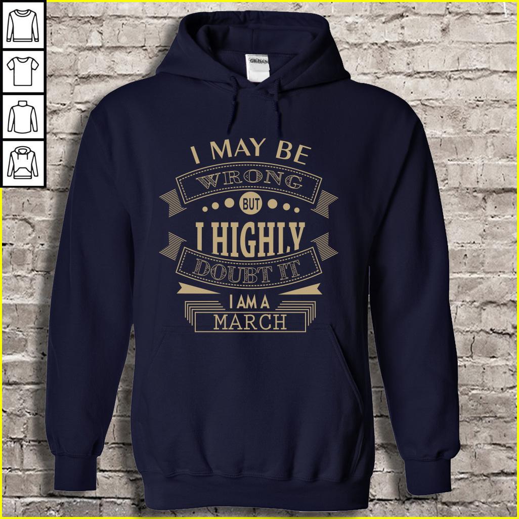 I may be wrong but i highly doubt it i am a March 2 Gift TShirt