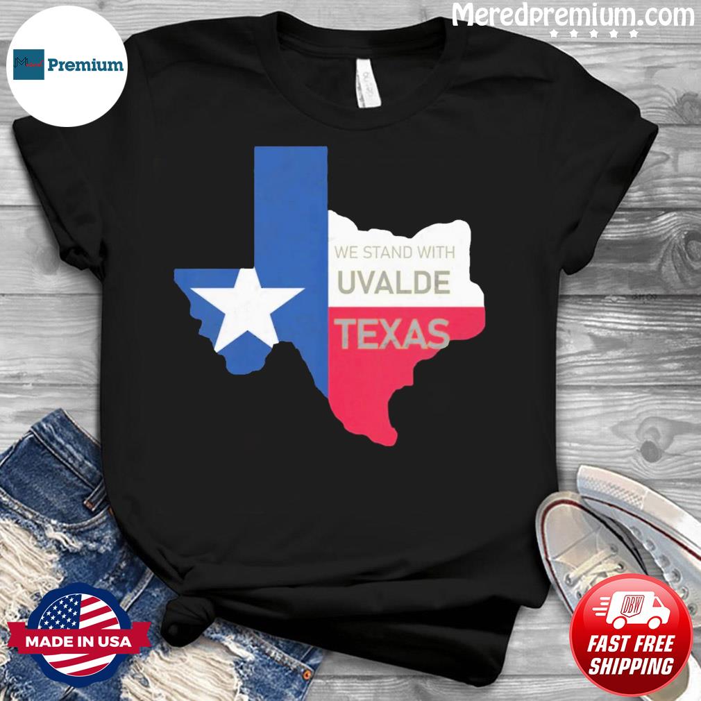 I Stand With Texas Uvalde Strong Pray For Uvalde Robb Elementary Kids T-Shirt