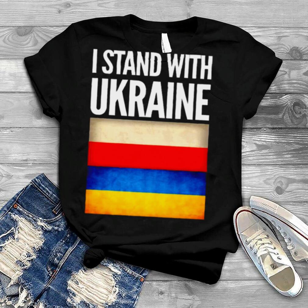 I Stand with Ukraine and Poland Flag Shirt