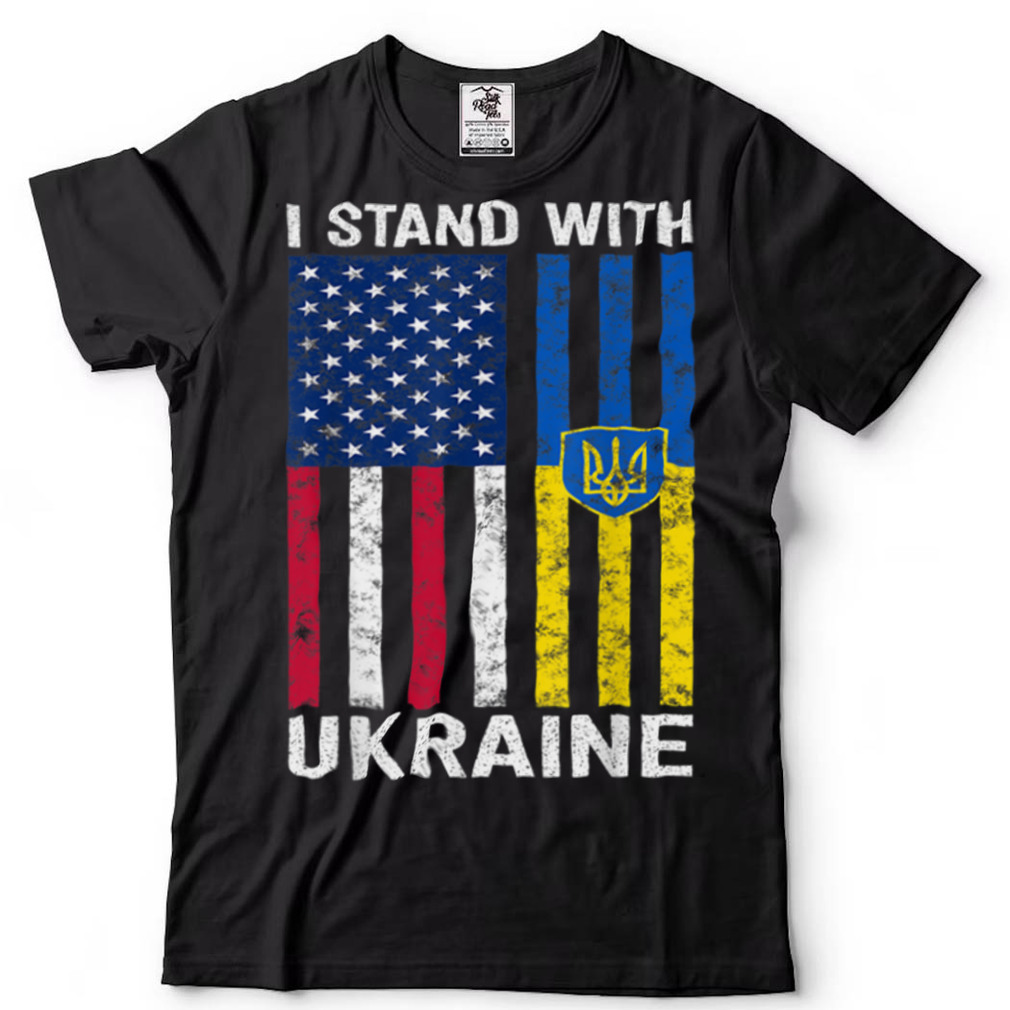 I Stand With Ukraine Ukrainian Pride T Shirt B09VZLBGMD