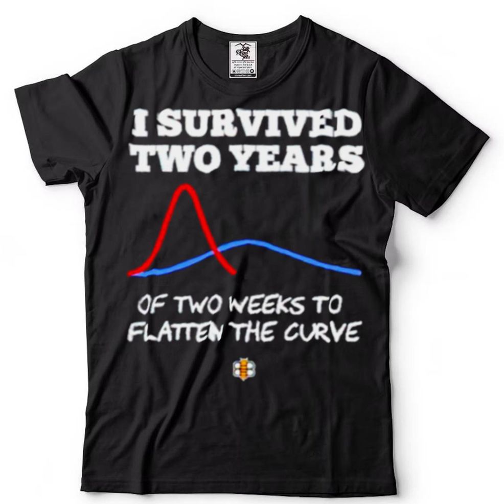 I Survived 2 Years To Flatten The Curve Shirt