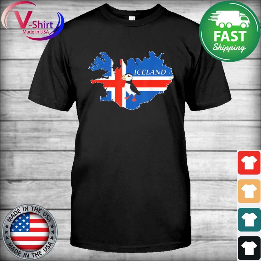 Iceland Bird and Atlantic Puffin Card T-Shirt