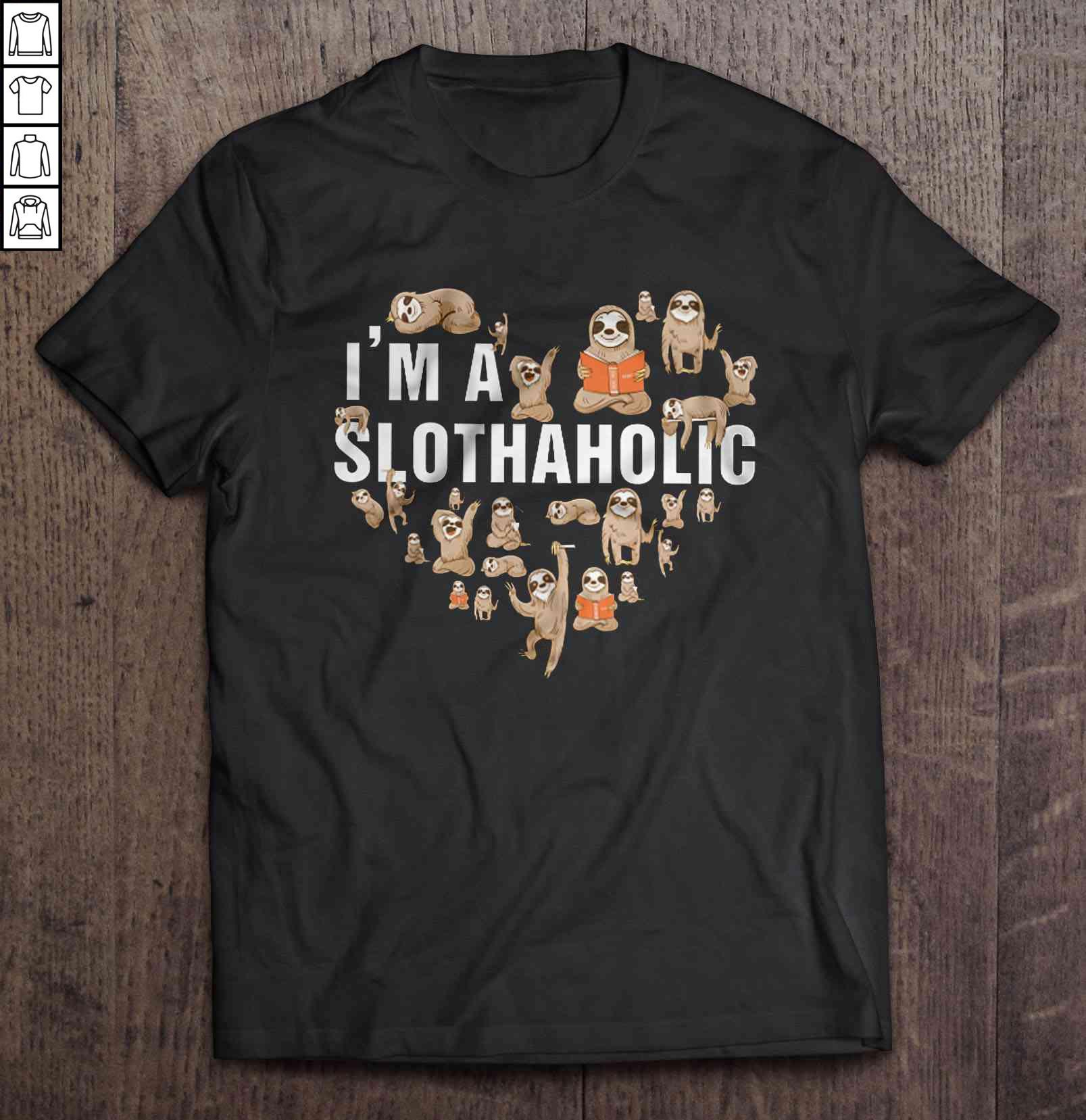 I’m A Slothaholic2 V-Neck T-Shirt