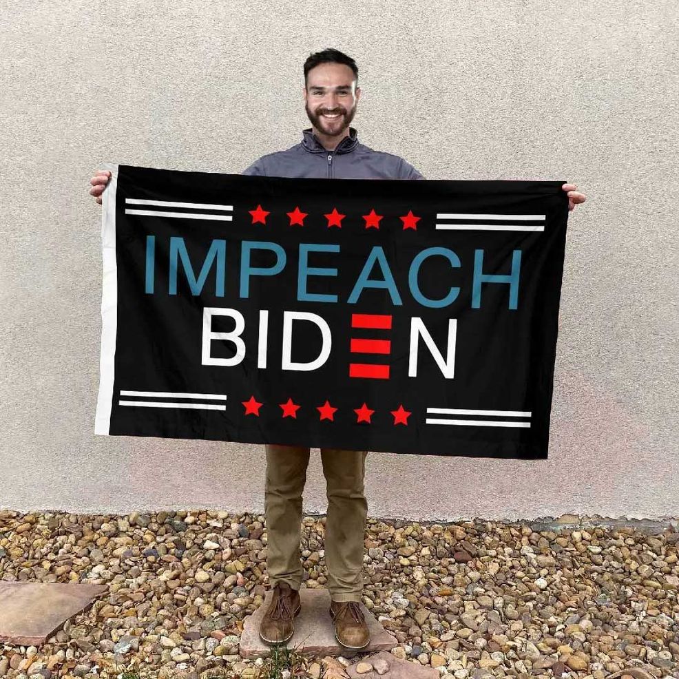 Impeach Biden Flag Anti Joe Biden 3×5 Ft Flag
