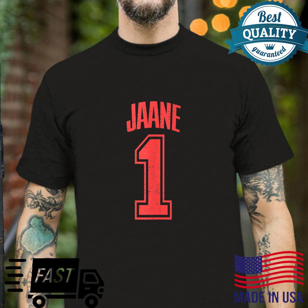 Jaane Supporter Number 1 Biggest Fan Shirt