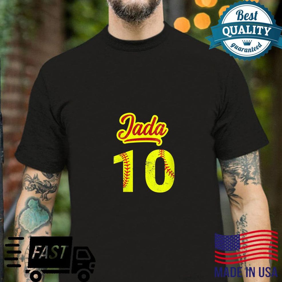 Jada Softball No #10 Jersey Number 10 Catcher & Pitcher Shirt