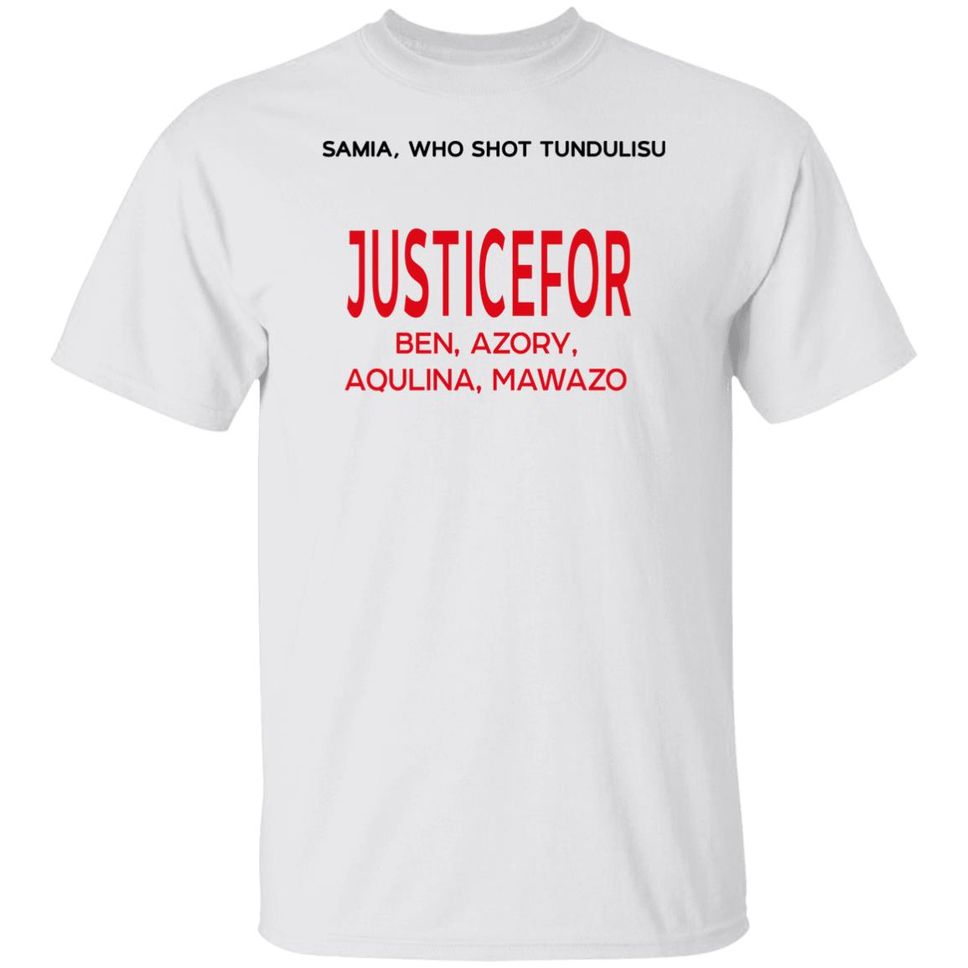 Justice For Ben Azory Aqulina Mawazo Shirt Liberatus Mwang'ombe