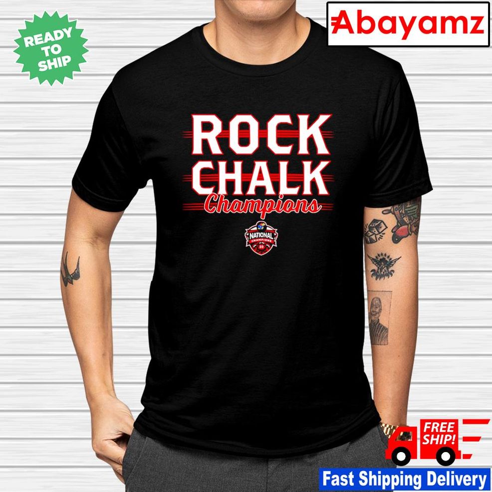 Kansas Basketball Rock Chalk Champions Shirt