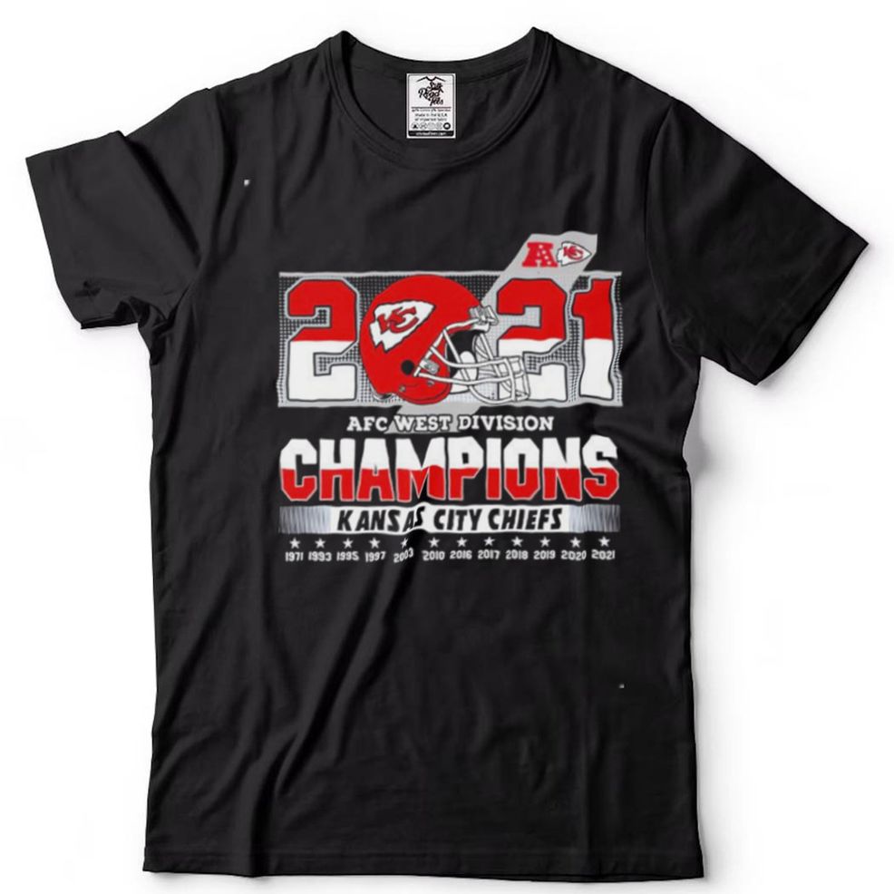Kansas City Chiefs 2021 AFC West Division Champs T Shirt, Kansas City Chiefs Shirt