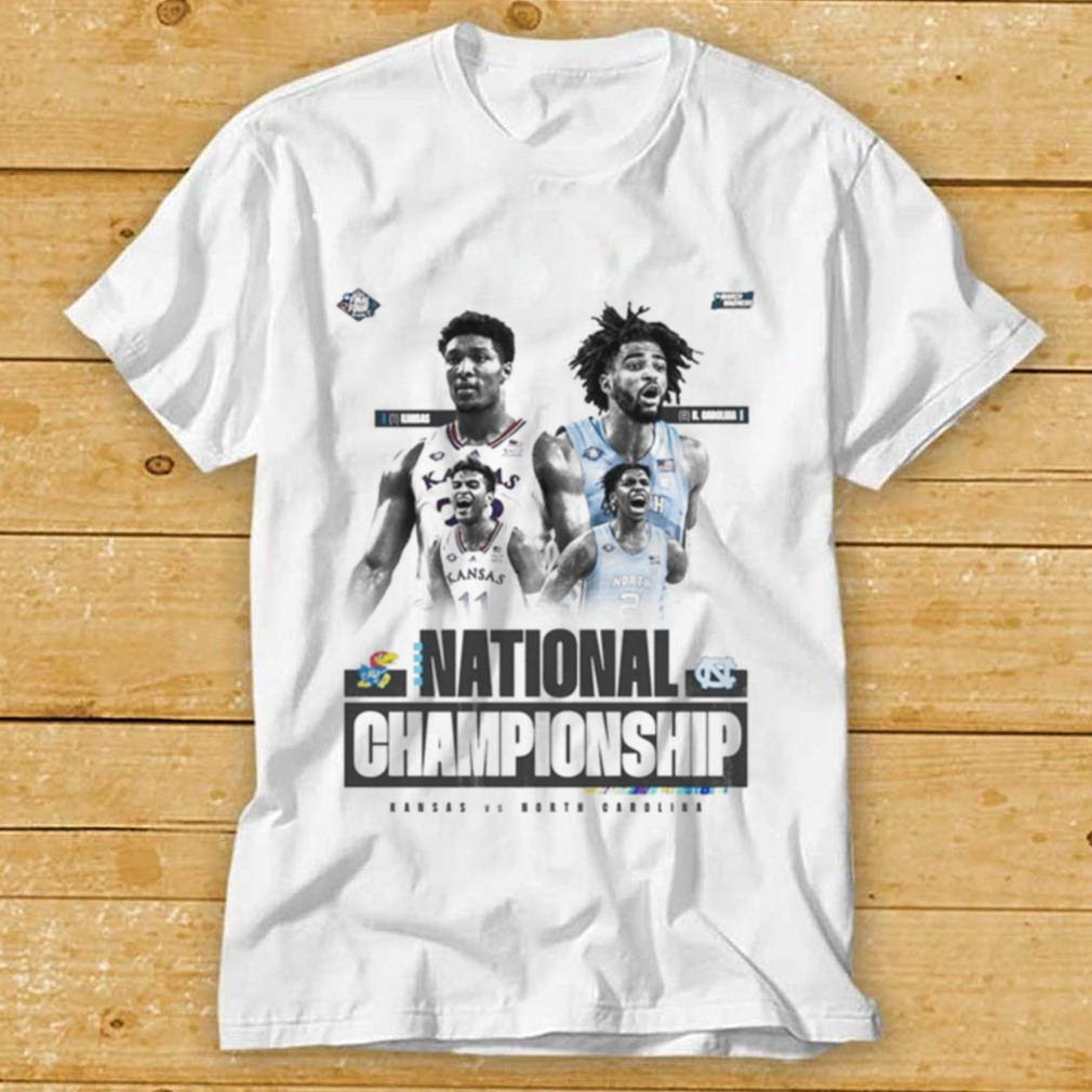 Kansas Jayhawks Vs North Carolina Tar Heels Men’s Basketball National Championship March Madness 2022 NCAA Shirt Unisex Hoodie Sweatshirt
