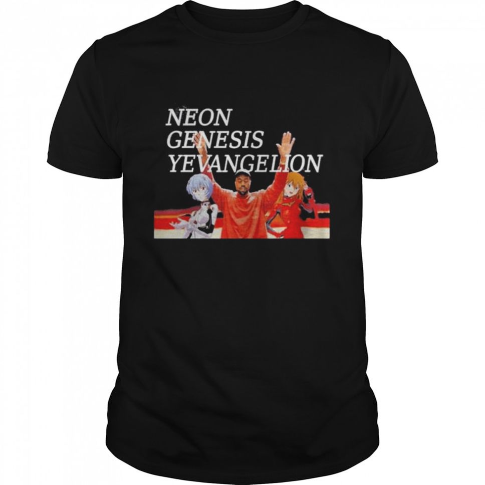 Kanye West Neon Genesis Evangelion Shirt