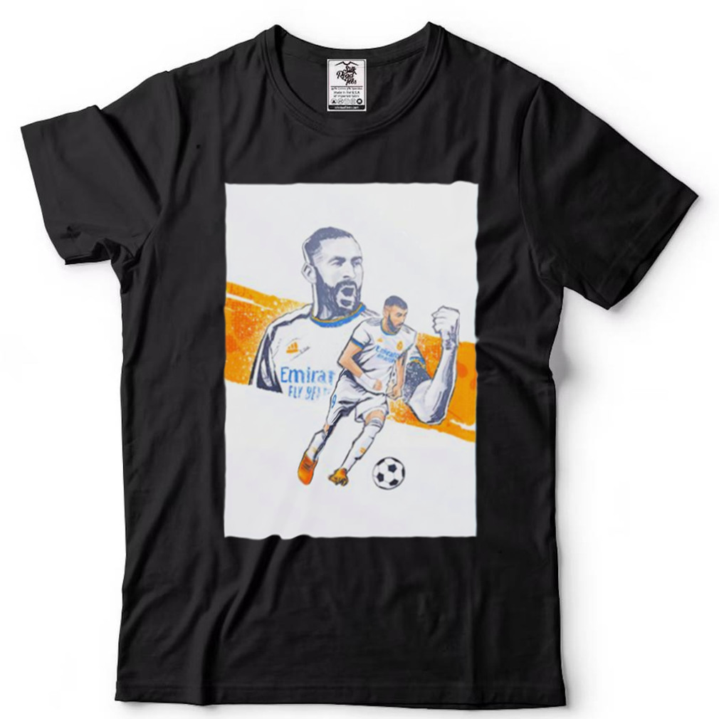 Karim Benzema Read Madrid Art T Shirt