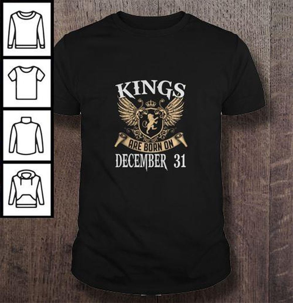 Kings Are Born On December 31 V Neck T Shirt