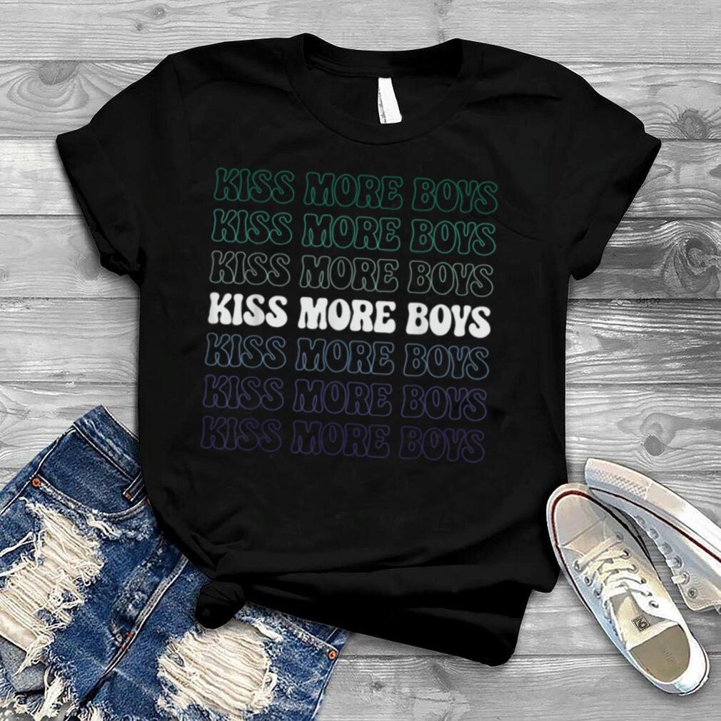 Kiss More Boys Tshirt Gay & Lesbian LGBT Pride T Shirt