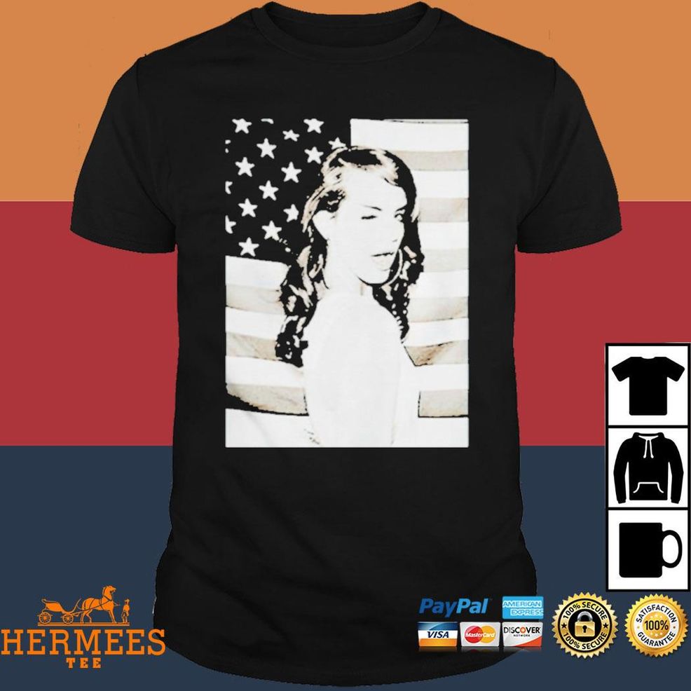 Lana Del Rey American Flag Shirt